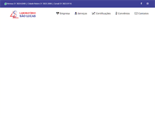 Tablet Screenshot of labosaolucas.com.br